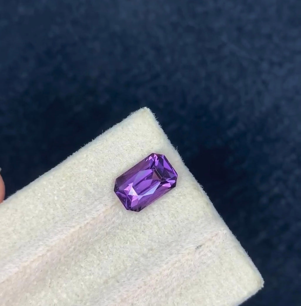 2.52 Ct Natural Purple Spinel from Sri Lanka 🇱🇰- GIA Certified
