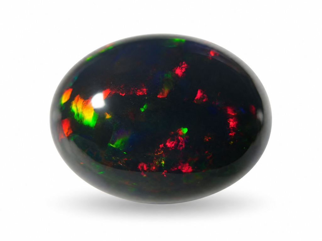 16.01 Ct Natural Black Ethiopian Opal