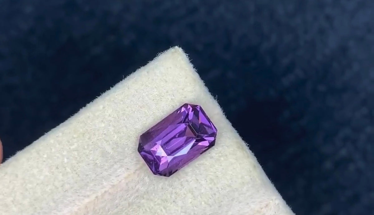 2.52 Ct Natural Purple Spinel from Sri Lanka 🇱🇰- GIA Certified