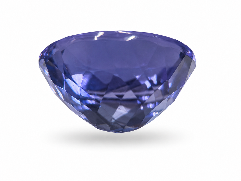 2.24 Ct Natural Tanzanite from Tanzania — Blue-Violet Oval