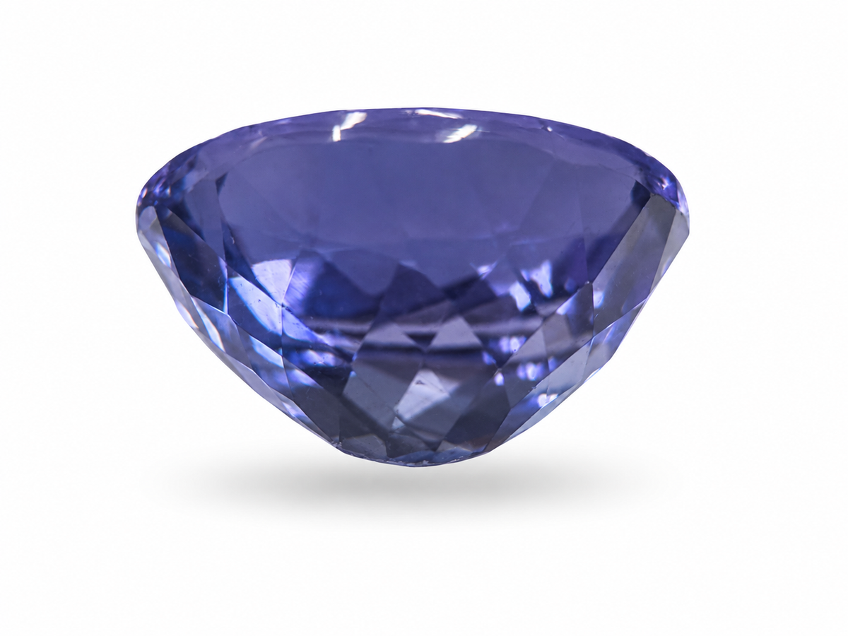 2.24 Ct Natural Tanzanite from Tanzania — Blue-Violet Oval