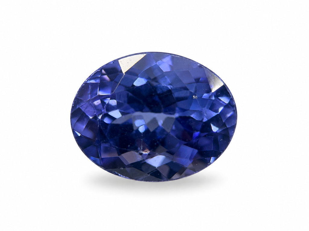 2.24 Ct Natural Tanzanite from Tanzania — Blue-Violet Oval