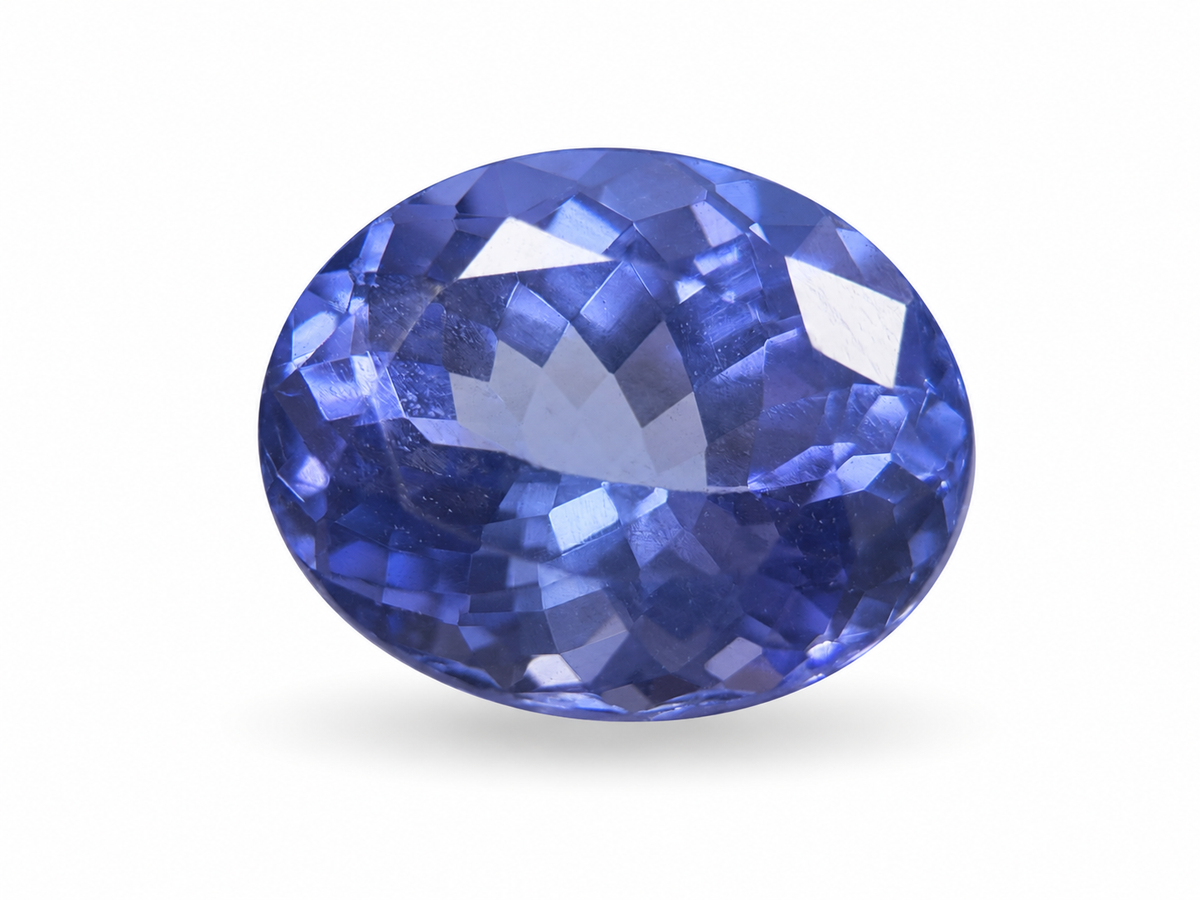 2.33 Ct Natural Tanzanite from Tanzania — Blue-Violet Oval