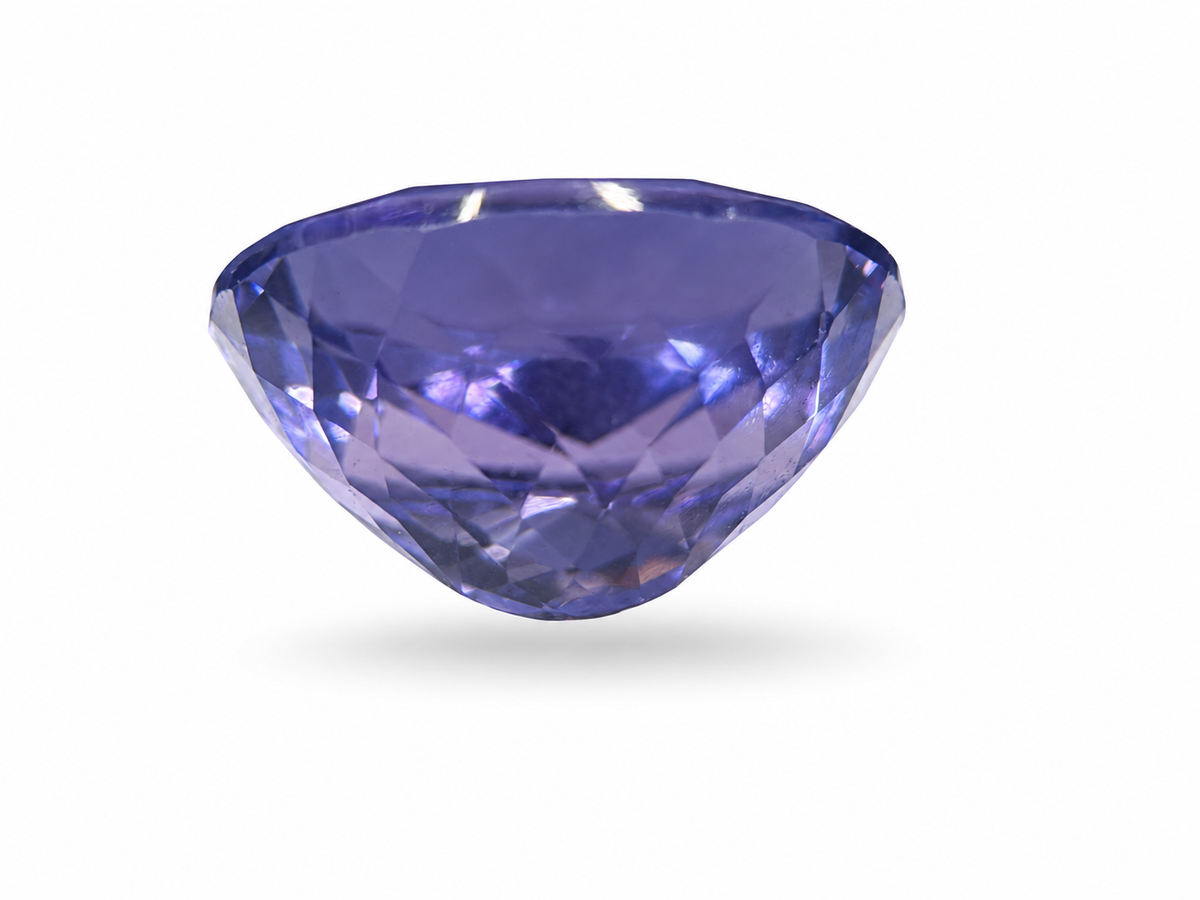 2.33 Ct Natural Tanzanite from Tanzania — Blue-Violet Oval