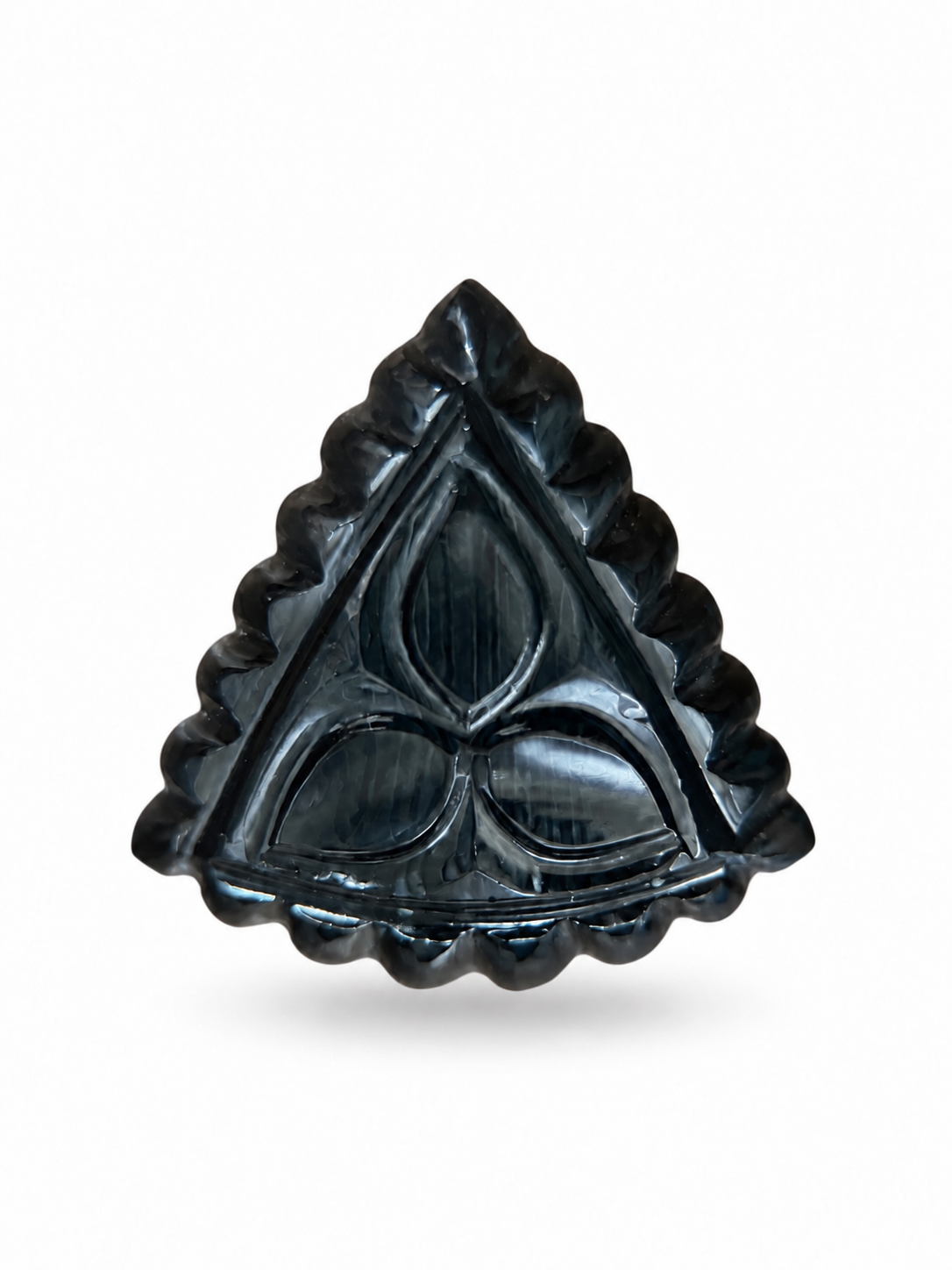 17 Ct Natural Hand-Carved London Blue Topaz