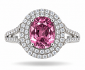 4.22 Ct Natural Pink Tourmaline Ring — Afghanistan | 925 Sterling Silver