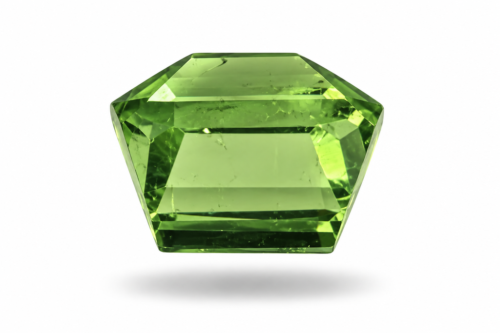 0.38 Carat Natural Green Tourmaline from Afghanistan