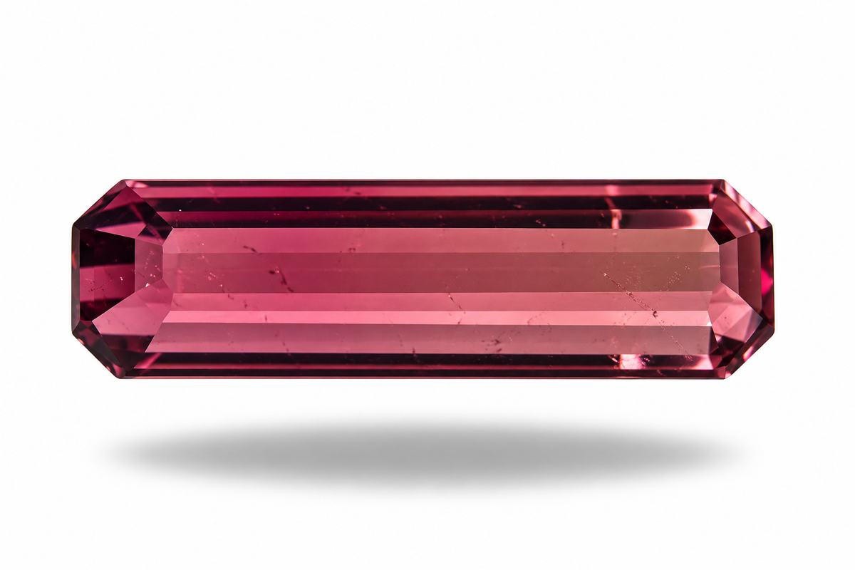 0.58 Carat Natural Red Tourmaline from Afghanistan