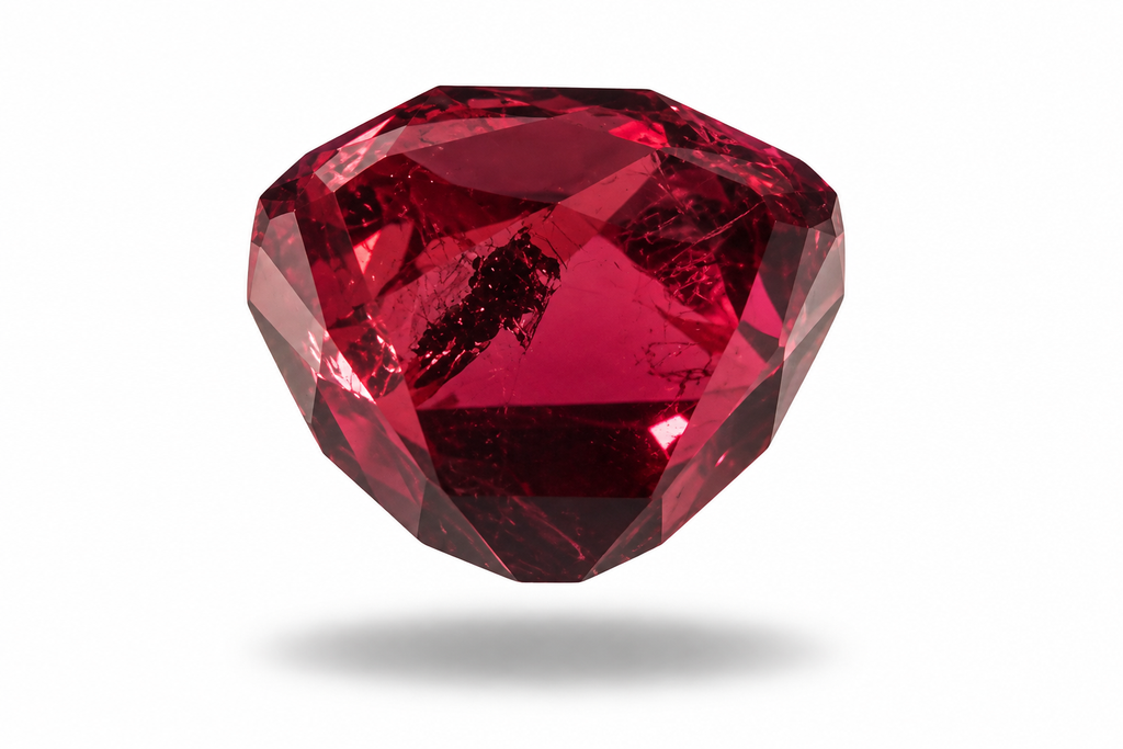 0.67 Carat Natural Red/Pink Tourmaline from Afghanistan