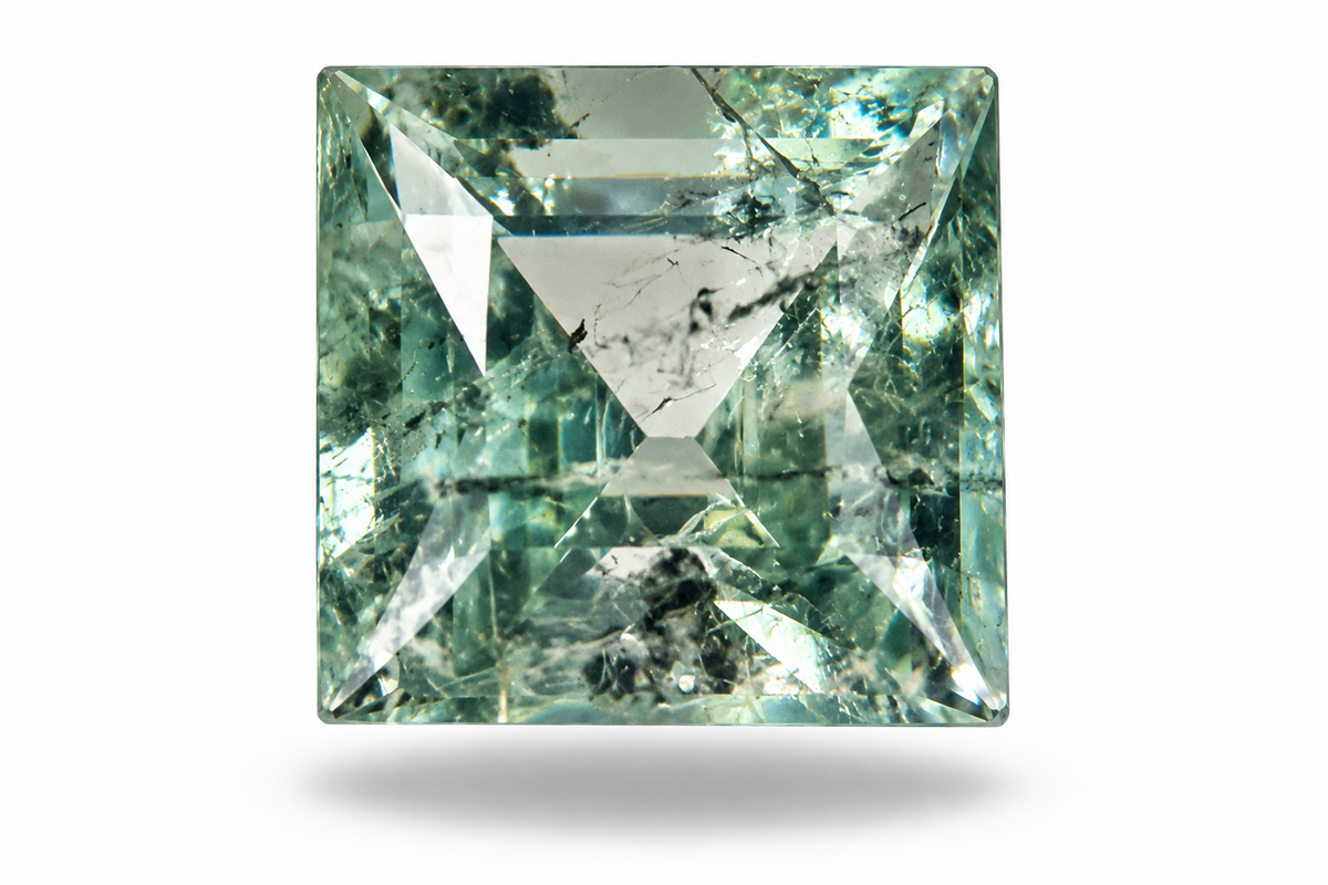 0.80 Carat Natural Blue Tourmaline from Afghanistan