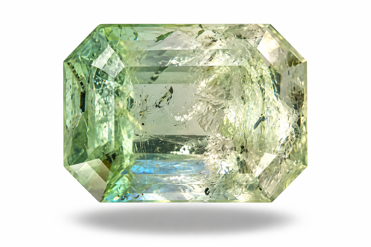 0.44 Carat Natural Bi-Color Tourmaline from Afghanistan