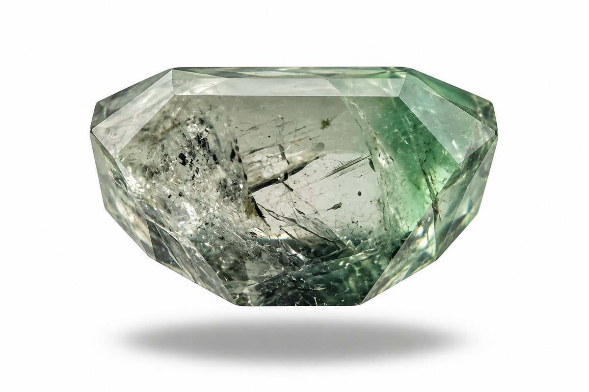 0.44 Carat Natural Bi-Color Tourmaline from Afghanistan