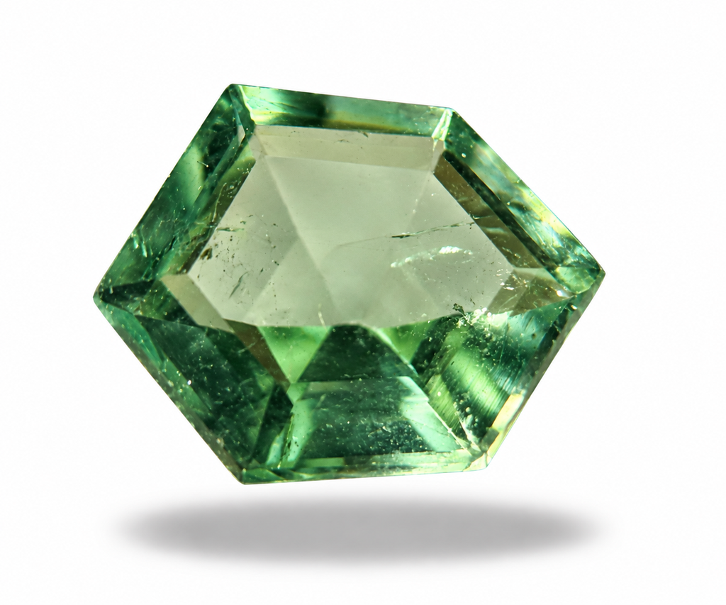 1.06 Carat Natural Green Tourmaline from Afghanistan