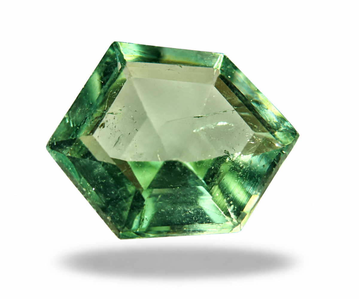 1.06 Carat Natural Green Tourmaline from Afghanistan