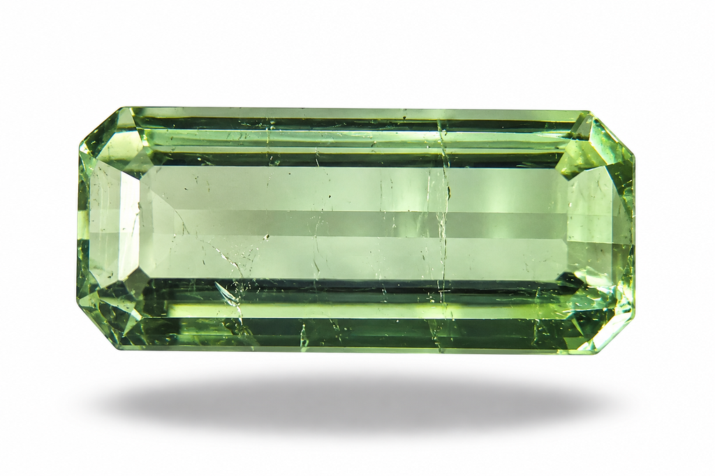 0.73 Carat Natural Green Tourmaline from Afghanistan
