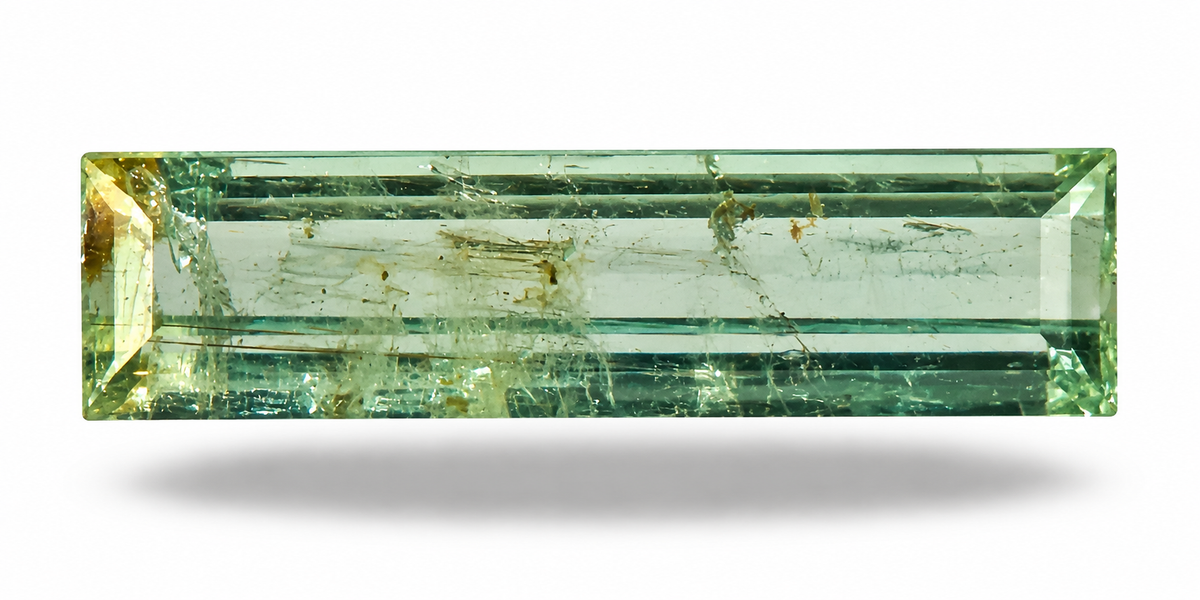 0.71 Carat Natural Green Tourmaline from Afghanistan