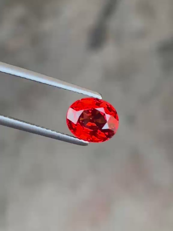 3.32 CT NATURAL SPESSARTITE GARNET – NAMIBIA – GIA REPORT
