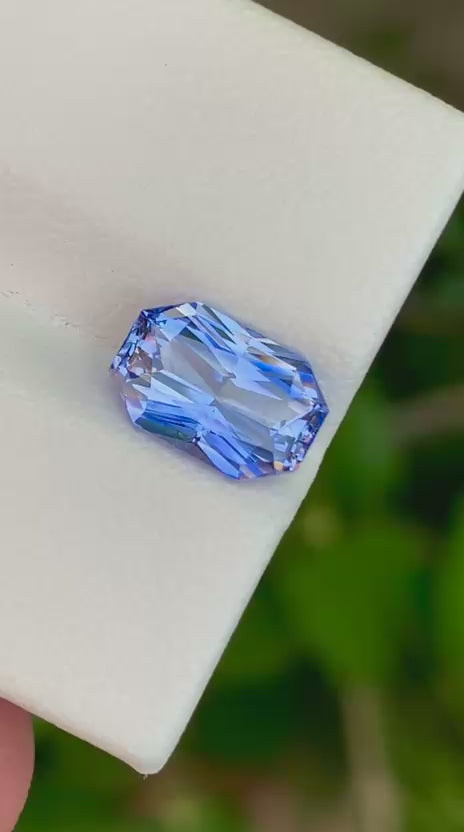 2.15 Ct Natural Heated Blue Sapphire from Sri Lanka — GIA & GFCO Reports